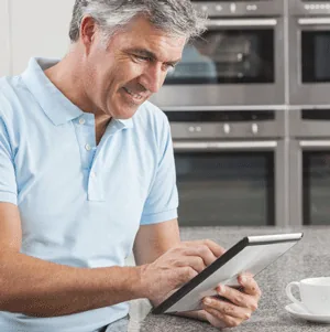 Man Reviewing Title Report