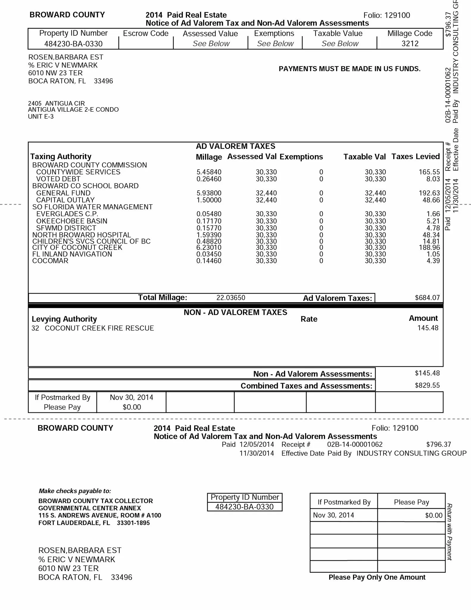 Tax Status Copy
